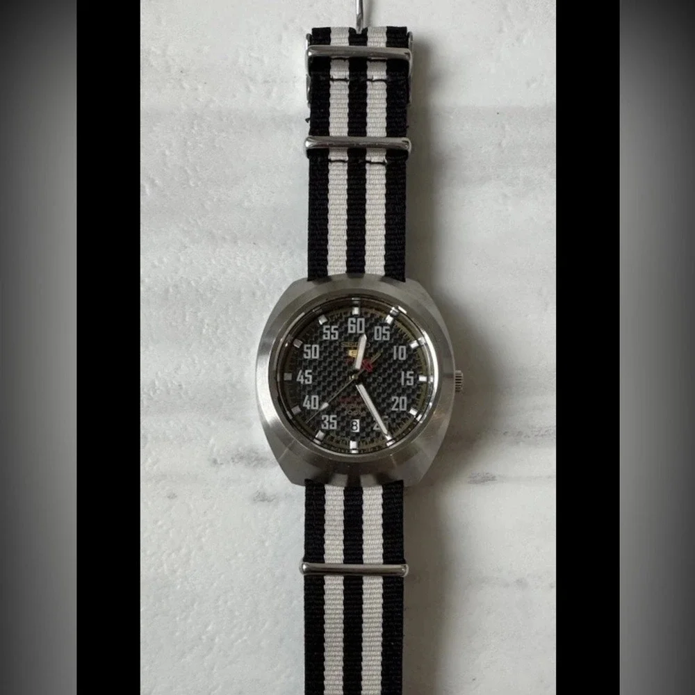 Seiko 5 Sports Men's Black Watch - SRPA93K1